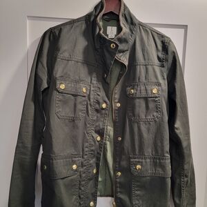 J. Crew Olive Military Field Jacket